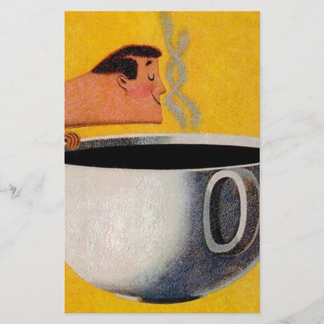 Papeterie Publicité vintage sur le café (Devant)