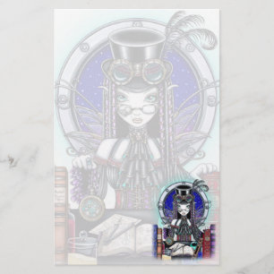 Papeterie punk d'art de féerie de vapeur de