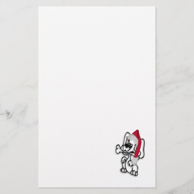 Papeterie Puppy de Christmas (Devant)