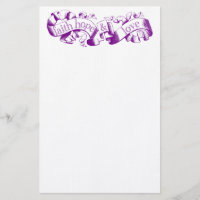 Purple Scroll 1 Corinthians 13 Mariage Papier à le