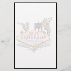 Papeterie Quitter Las Vegas (Arrière du panneau de bienvenue