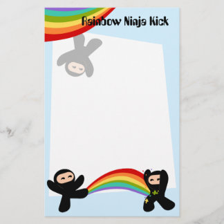 Papeterie Rainbow Ninja Kick