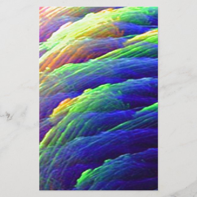 Papeterie Rainbow Wispy Feather Mountains (Devant)