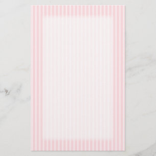Papeterie Rayures de rose en pastel
