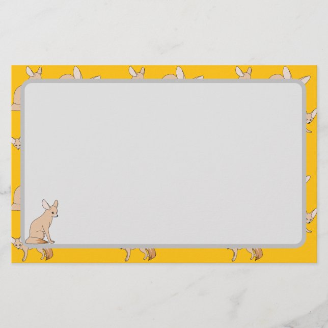 Papeterie Renards Fennecs (Devant)
