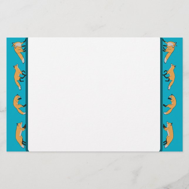 Papeterie Renards rouges (Devant)