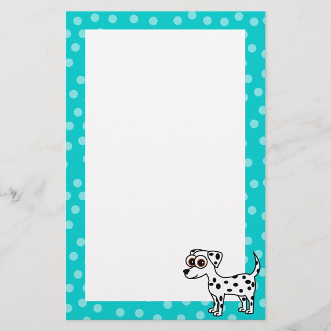Papeterie repérée par bande dessinée dalmatienne (Devant)