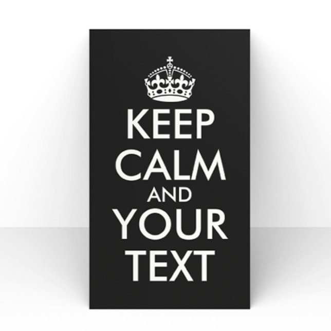 Papeterie Restez calme et continuez - Créez votre propre (Créateur téléchargé)