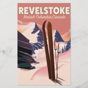 Papeterie Revelstoke Colombie-Britannique, Canada Affiche de