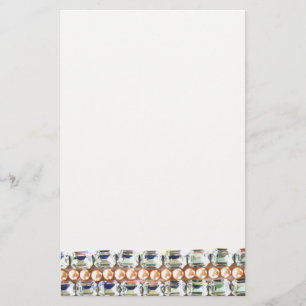 Papeterie Rhinestones et perles - Bijoux vintages