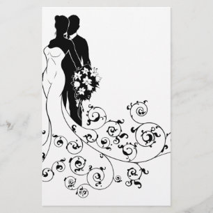 Papeterie Robe de mariée et Mariage de chambre de mariage Si