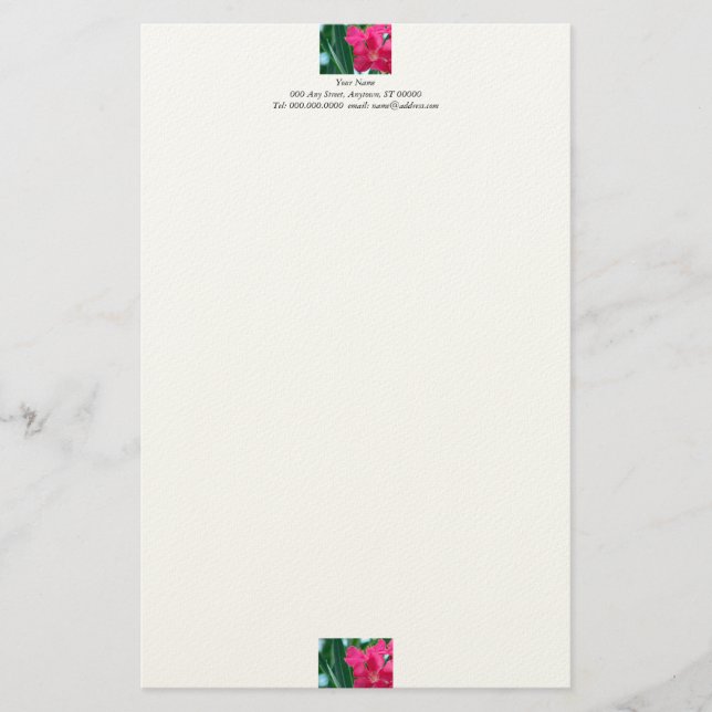 Papeterie rose (Devant)