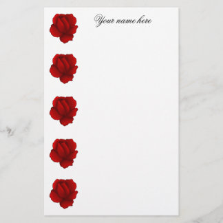 Papeterie Rose gothique romantique