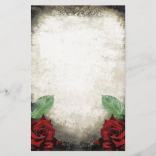 Papeterie rose gothique vintage