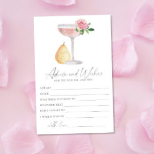 Papeterie Rose Prosecco - conseils et souhaits nuptiale