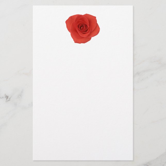 Papeterie Rose rouge (Devant)