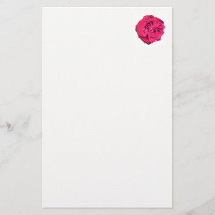 Papeterie Rose rouge