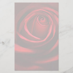 Papeterie Rose rouge stationnaire