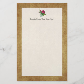 Papeterie Rose Vintage Fuchsia
