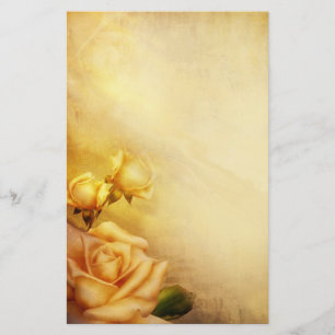 Papeterie Roses d'or vintages