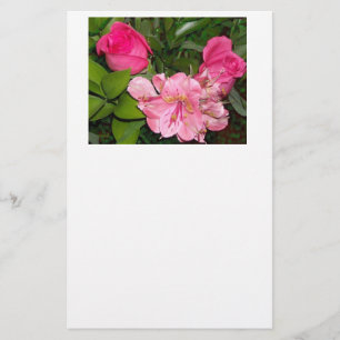 Papeterie Roses et Orchidées