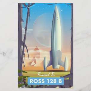 Papeterie Ross 128 B Affiche de science-fiction