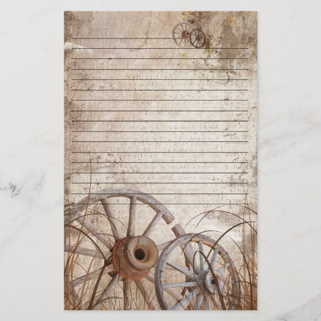 Papeterie Rustic country stationery (Devant)