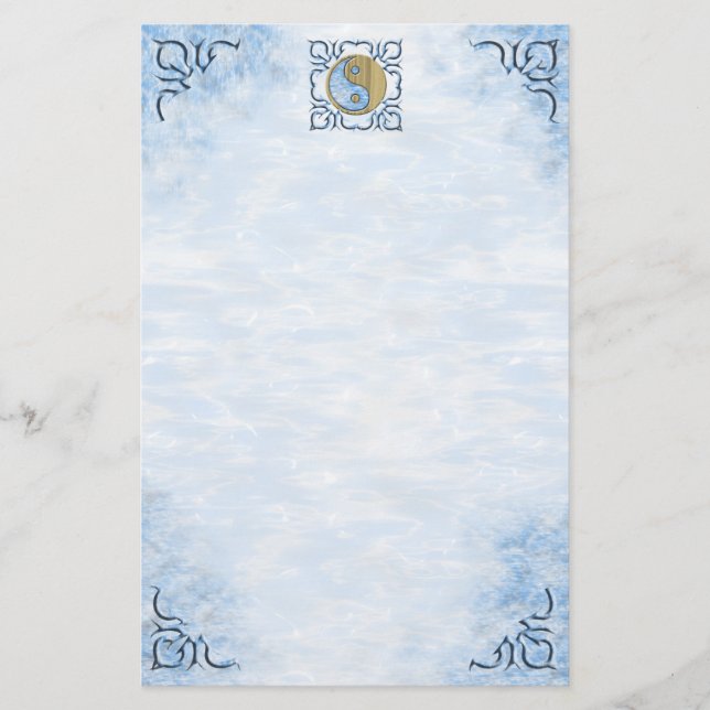 Papeterie Sable et eau de la tribu Yin Yang (Devant)