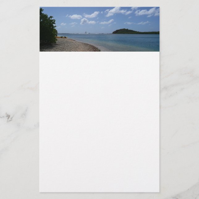 Papeterie Sailboat à la distance de St Thomas (Devant)