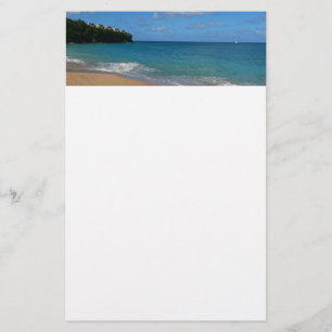 Papeterie Saint Lucia Beach Paysage tropical