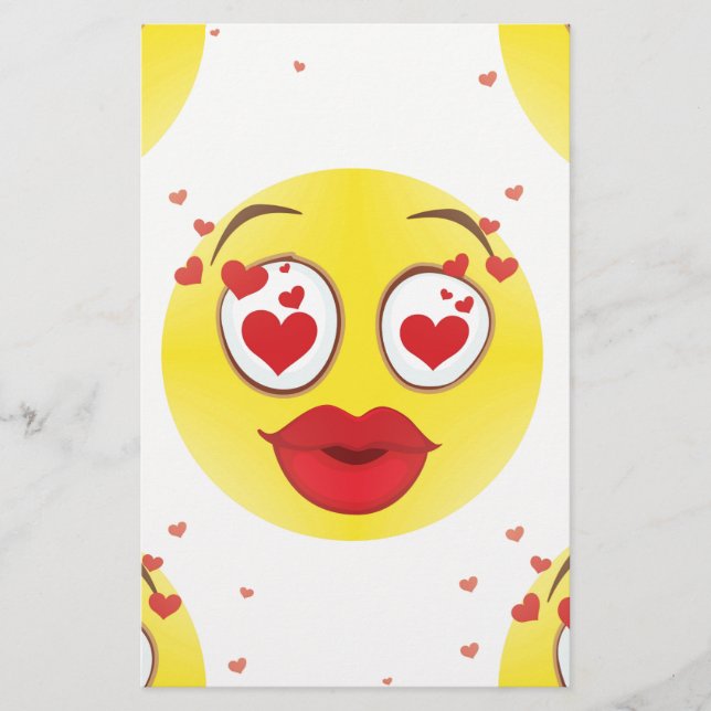 Papeterie Saint Valentin Emoji (Devant)