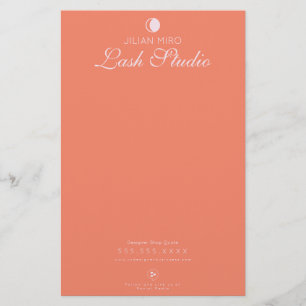 Papeterie Salon de Beauté Moderne Studio de Cils