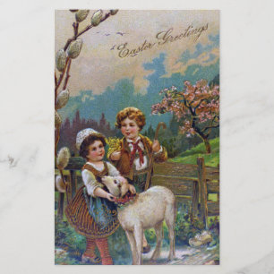 Papeterie Salutations de Pâques 1908