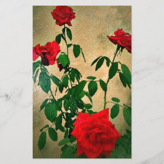 Papeterie Salutations, Roses d'Amour_ (Devant)