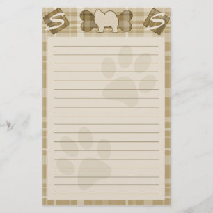 Papeterie Samoyed Dog Breed Stationery
