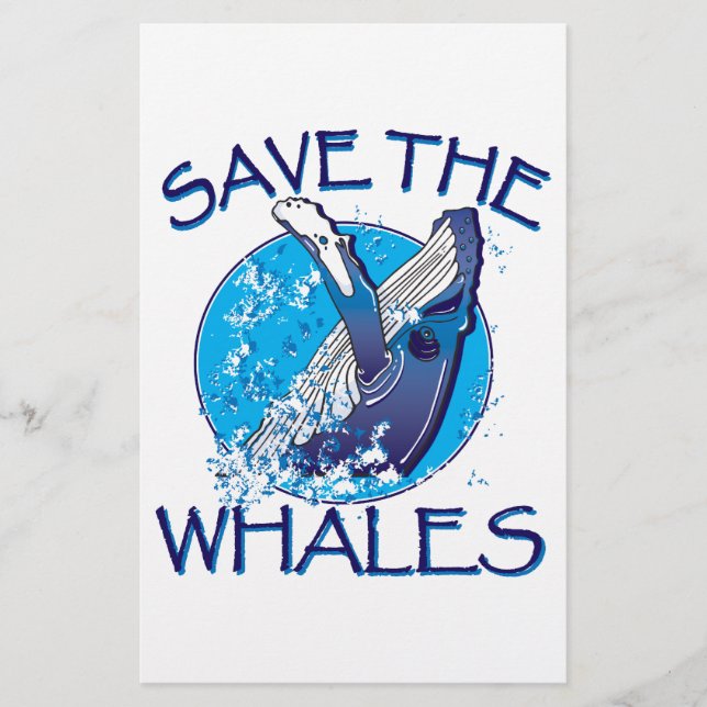 Papeterie Sauvez les baleines (Devant)
