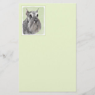 Papeterie Schnauzer (Giant, Standard) Peinture - Chien Art
