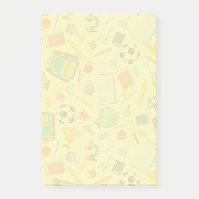 Papeterie scolaire Post-it Notes à motif (Devant)