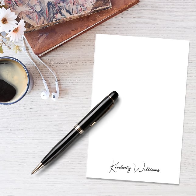 Papeterie Script de signature monogramme minimaliste personn (Créateur téléchargé)