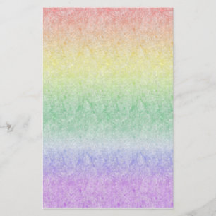 Papeterie semblable au papier d'arc-en-ciel