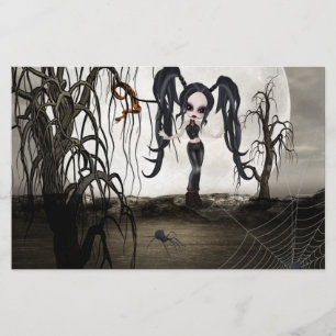 Papeterie Sepia Goth Girl