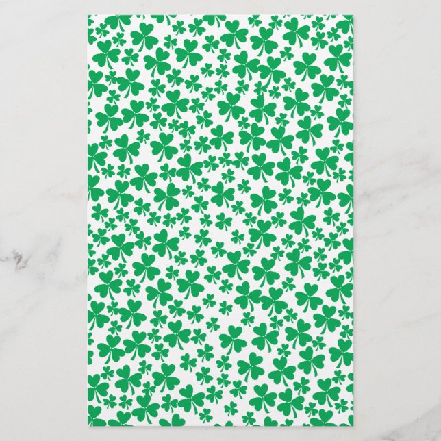 Papeterie Shamrock pour la Saint Patrick's Day (Devant)