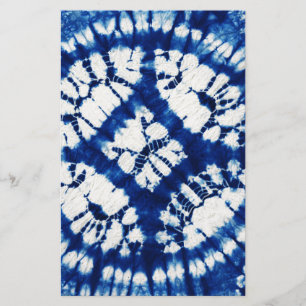 Papeterie Shibori Tie Dye Mer du Sud Indigo Batik