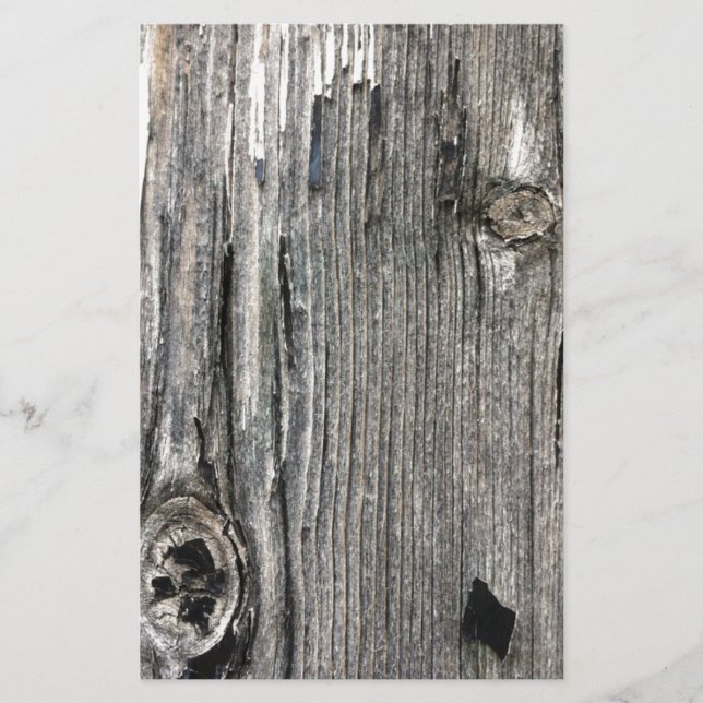 Papeterie Signalisation en bois âgée de barrière de (Devant)