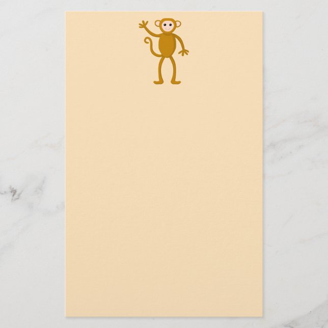 Papeterie Singe de ondulation (Devant)