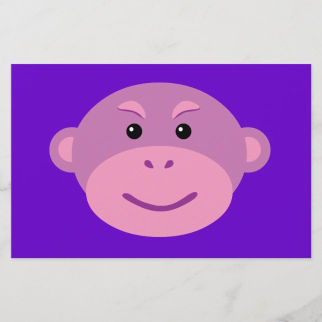 Papeterie Singe pourpre (Devant)