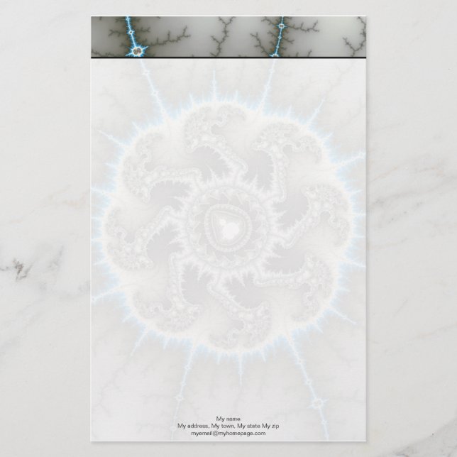 Papeterie Skelewheel - Art fractal (Devant)