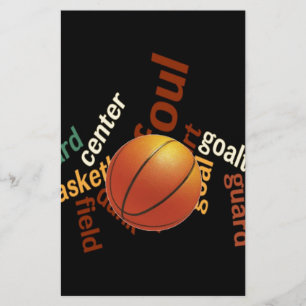 Papeterie Slam Dunk de Vocabulaire : Basketball Jeu des Cham