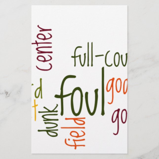 Papeterie Slam Dunk Dreams : Basketball - Jeu des Champions (Devant)