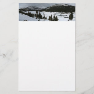 Papeterie Snowy Ellery Lake California Paysage hivernal